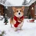 thumbnail image 4 of Knit Christmas Pet Scarf Cat Dog Holiday Accessory Apparel, 4 of 6