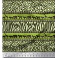 thumbnail image 1 of Soimoi Viscose Chiffon Fabric Animal Skin & Animals Group Decor Fabric Printed Yard 42 Inch Wide, 1 of 3