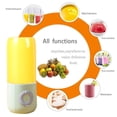 thumbnail image 3 of Mini Juicer Cup USB Electric Fruit Smoothie Blender Portable Travel Home Green, 3 of 11