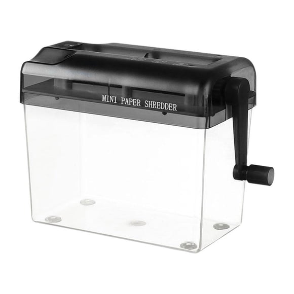 LEEYNEER Paper Shredder Mini Portable Home Paper Cutting Machine Manual Shredder Lot O3