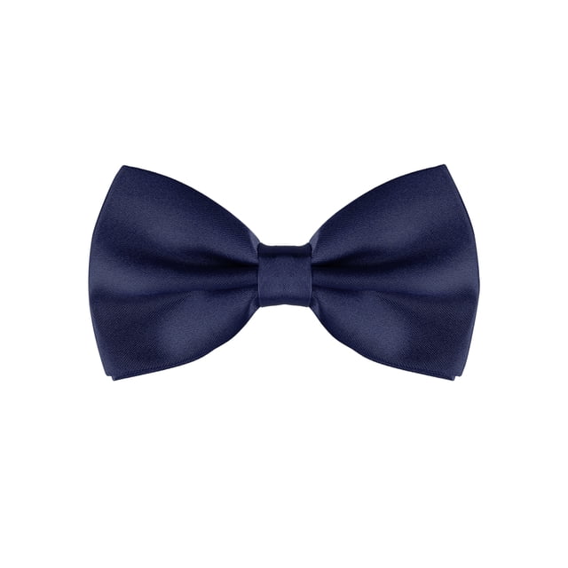 INSPIRE CHIC Accessoires de Nœud Papillon pour Homme Sangle Ajustable Formel Uni Smoking Pré-Noué Bleu Foncé