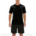 thumbnail image 1 of Ceisia Men's Athletic Tracksuit Sets | Breathable Crew Neck Tee & Drawstring Shorts | Summer Sports Outfits Gift, 1 of 6