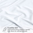 thumbnail image 2 of Bare Home 2-Pack Fitted Sheets - Premium 1800 Collection - Ultra-soft - Deep Pocket - California King, White, 2 of 7