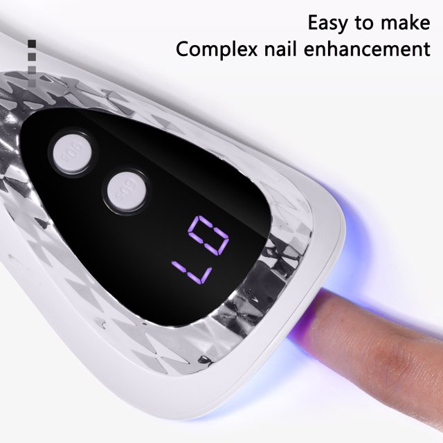 Wireless Handheld LED Nail Lamp Mini UV Nail Light Portable Rechargeable Nail Dryer Nail Polish Curing Lamp Fast Dry Nail Dryer Machine