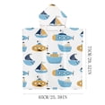 thumbnail image 2 of Japceit Serviette de Plage à Capuchon pour Enfants Serviette de Sable Serviette de Plage Enfants Plage à Capuchon Serviette de Changement de Plage Natation Portable Enfants Serviette de Plage à Capuchon, 2 of 9