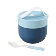 thumbnail image 2 of Oleegame 2PC Produce Storage Sealable Leakproof Soup Cup With Lid Spoon Microwave Heated Plastic Bowl For Easy Handling Blue, 2 of 6