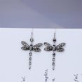 thumbnail image 4 of zanvin Mothers Day Gifts,Retro Multicolor Diamond Tassel Insect Earrings Female Long Ear Jewelry, 4 of 4