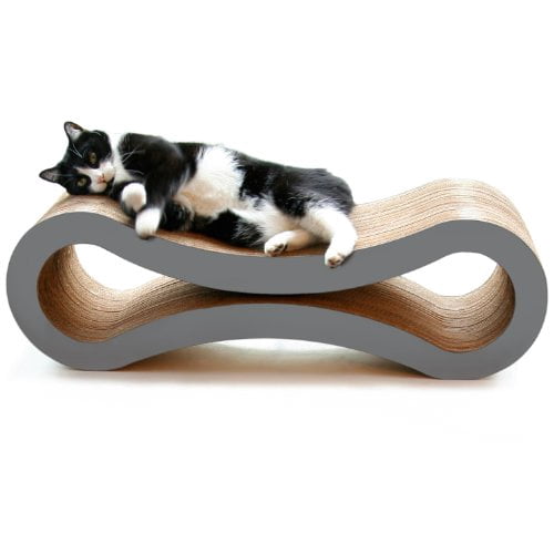 PetFusion Grattoir pour Chat Lounge - de Luxe (Gris Ardoise)