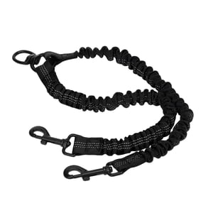 Hearth & Gear Aliments pour animaux en laisse réfléchissante à double extrémité pour les chiens Une traînée et deux laisses en laisse réflective rétractable 10 Ft Leash Teal Leash Chain Dog Leash Cat Buttons Long Leash Leash Dog