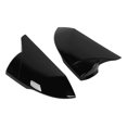 thumbnail image 4 of Couvercle de Rétroviseur Latéral, Miroir de Porte 2 Pcs pour Auto Noir, 4 of 8