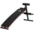 thumbnail image 1 of Soozier Foldable Sit Up Bench, Adjustable Core Workout Training for Home Gym, 1 of 9