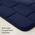 thumbnail image 4 of TopLLC Thick Striped Memory Foam Bath Rugs, Soft Absorbent Velvet Bathroom Mats, Non-slip Bottom , Machine Washable Bathmat, Carpet Rug Room Decoratio For Washing, 4 of 6