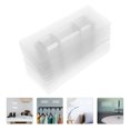thumbnail image 2 of 20pcs Clear Wall Mount Hooks Adhesive Hook Stickers Hanger Set, 2 of 8