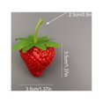 thumbnail image 4 of 10 Pieces Artificial Strawberry Fake Fruit Party Decoration Simulation Food Ornament Cute Showcase Home Kitchen Office, 4 of 6