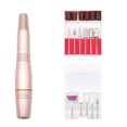 thumbnail image 1 of Tignapoo Portable USB Rechargeable Nail Drill Pen with Adjustable Speed, Mini Electric Polisher for Manicure and Pedicure, Includes 11 Grinding Bits, Available in Gold, Perfect for Home and Salon Use, 1 of 6