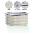 thumbnail image 3 of Raised Garden Bed Kits, 60x60x28cm Stainless Steel Raised Planter Bed For Vegetables Flowers Garden Planter Box Modular Garden Bed Kit For Home School, 3 of 8