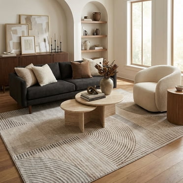 Rug Branch Minimalist Abstract Indoor Area Rug