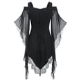thumbnail image 4 of LOVZFMLL Dresses Women's Style Camisole Irregular Splicing Together Strap Straps Gothic Dress, 4 of 7