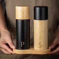 thumbnail image 4 of TopLLC Pepper Grinder, Kitchen Gadgets Wooden Manual Salt & Pepper Mill with Adjustable Coarseness, Ceramic Rotor Refillable Salt Mill Peppercorn Shakers Heavy Duty Spice Mill for Cooking & Serving, 4 of 9