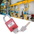 thumbnail image 3 of Lockout Tagout Lock Box, 12 Pcs 38mm Padlocks 24 Pcs Keys, Portable Lockout Tagout   Sets With Reinforced Nylon PA Lock Shell, Loto Kits For Lockout Tagout Station, 3 of 8