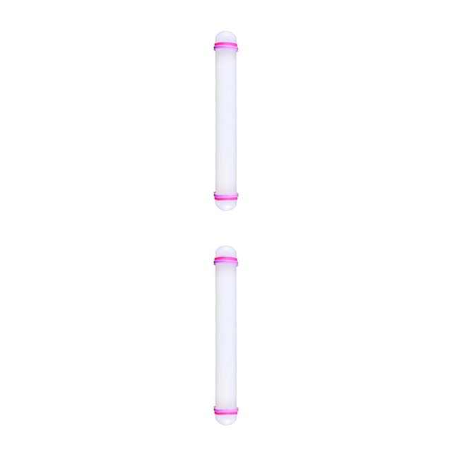 relayinert Rouleau Adhésif Décoration Rouleau de Cuisson Fondant Gâteau Blanc 13 Pouces 2Ensemble