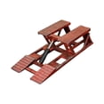 thumbnail image 4 of MERIGLARE Chariot Élévateur Modèle 1:64 Outil de Réparation Auto pour Atelier de Réparation Table de Sable Stationnements Rouge Vieux, 4 of 7