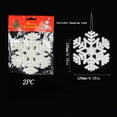 thumbnail image 1 of Plastic White Snowflake Pendant, 1 of 5