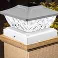 thumbnail image 2 of Ohufall Solar LED Outdoor Night Light Waterproof Pillar Lamp Wooden Stake Light Bright LED Lights For Courtyard And Garden Decor, 2 of 6