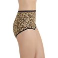 thumbnail image 2 of Vanity Fair Culotte Body Shine Illumination pour Femmes, 10, Imprimé Léopard Toffee, 2 of 4