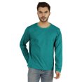 thumbnail image 1 of Inkmeso Men's Long Sleeve Cotton Basic Shirt Lightweight Solid T-Shirts, 1 of 7