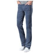 Ediodpoh Men's Corduroy Bottom Pants 70s Disco Stretchy Flared Pants Fit 60s 70s Outfits for Men Mens Bottom Jeans. Trousers for Men Blue 34
