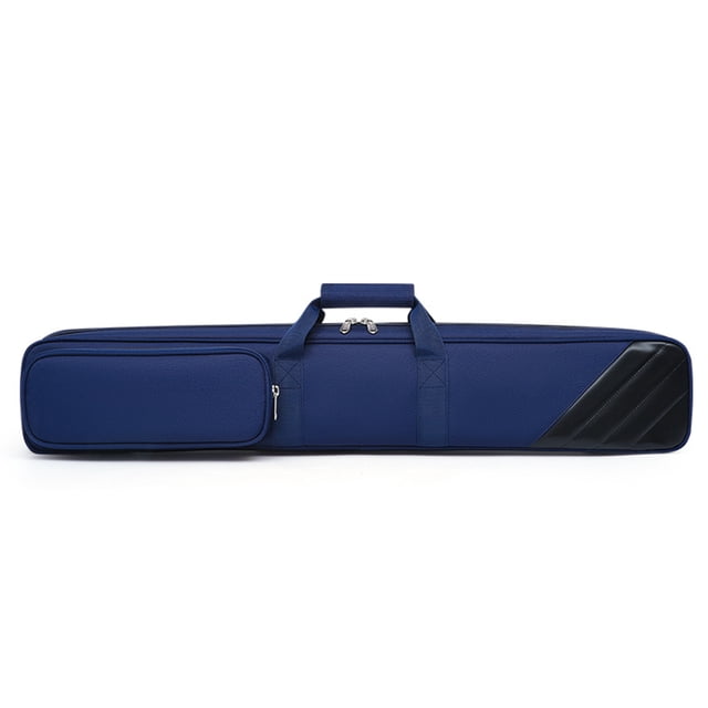 Youkk Convenient Portable Pool Cue Bag With Padded Compartments Scratches And Other Damage Pool Stick Case blue