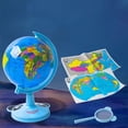 thumbnail image 4 of UsRHHA Children Science Education Toys, 3D Rotating Globe With Light For Geography Learning, Enlightenment Teaching Aids For Kids Ages 3-10, 4 of 6