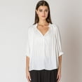 thumbnail image 1 of Devoted, Blouse plissée et souple, tailles TP à TG, 1 of 5