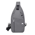 thumbnail image 2 of Crossbody Backpack Adjustable Buckle Design Anti-greasy Super Light One Strap Shoulder Backpack for Travel, 2 of 8