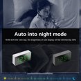thumbnail image 3 of LED Digital Clock USB Rechargeable Tabletop Time Date Temperature Light Portable Time Display Alarm Electronic Decorations Clocks Living Room White, 3 of 6