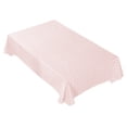 thumbnail image 2 of Plastic Tablecloth Waterproof Oil Resistant, ZZkhGO Wipeable Checkered Table Cover, Extra Large 54x71 Inch PVC Picnic Mat for Outdoor Camping Dining, Pink, 2 of 6