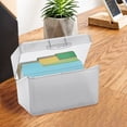 thumbnail image 3 of Index Card Holder 3X5 Inch Storage Solution for 250 Cards Note and Flash Card Organizer with Flip Top Lid for Craft and Stationery Needs, 3 of 4