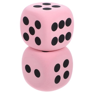 Shisuyan 2pcs EVA Large Dices Number Learning Dice Huge Game Dice Party Dice Funny Game Dices