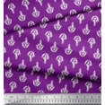 thumbnail image 3 of Soimoi Satin Silk Fabric Floral Block Print Fabric by Yard 42 Inch Wide, 3 of 3
