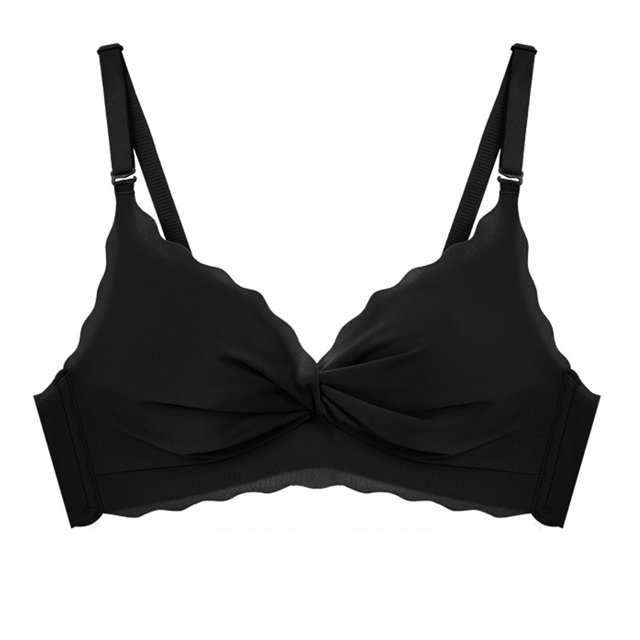 Yuyuzo Womens Bras Full Coverage Gathering No Underwire Push up Adjustable Strap Everyday Bralettes