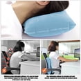 thumbnail image 4 of W-539 Blue Large Inflatable Plush Rectangular Napping Pillow For Outdoor Camping Travel Comfort Cushion Pvc Material #t752t, 4 of 7
