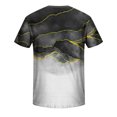 thumbnail image 4 of Qertyioot Chandails de Sport pour Hommes, T-Shirt Décontracté à Col Rond Imprimé, Chandail de Sport D\'entraînement Physique à Manches Courtes, 4 of 5