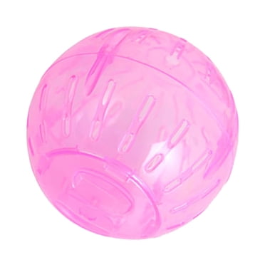 Balle d'Exercice pour Hamster Petite Balle pour Hamster pour Augmenter l'Activité Chinchilla Rose