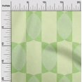 thumbnail image 2 of oneOone Cotton Silk Light Green Fabric Geometric Allover Shape Sewing Craft Projects Fabric Prints By Yard 42 Inch Wide, 2 of 4
