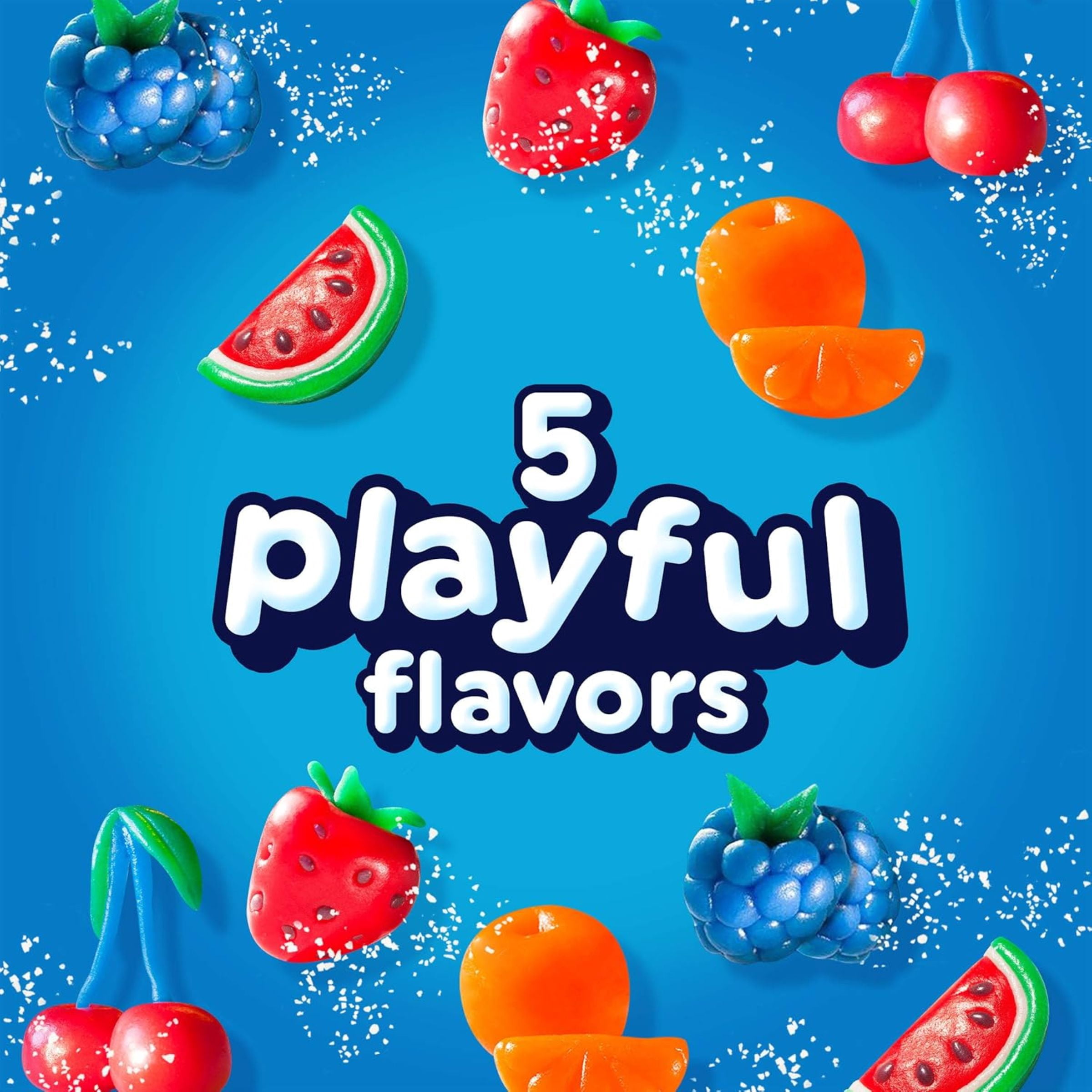 Airheads Bouchées fourrées, Bonbons aux fruits originaux, Sac de 200g