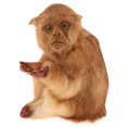 thumbnail image 2 of MesaSe Statue de Singe Figurine Assise Ornement Foncé, 2 of 8