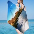 thumbnail image 1 of Mefallenssiah Microfiber Beach towel Super Lightweight Colorful Bath towel Sandproof Beach Blanket Multi-Purpose towel for Travel Swimming Pool 30X60 Inch, 1 of 1