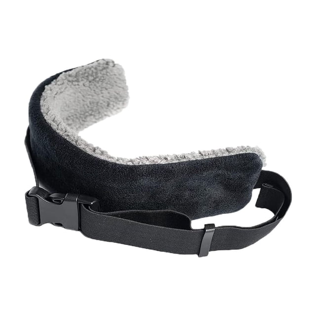 Adjustable Head Support Strap for Travel - Compact Neck Pillow Alternative for Airplanes & Cars - Comfortable Head Bobbing with Portable Design