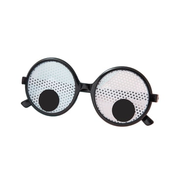 Lunettes de Tour d'Halloween pour Enfants Hommes Femmes Lunettes Fantaisie aux Yeux Glissants Accessoires de Costume de Fête pour Mascarades Fêtes